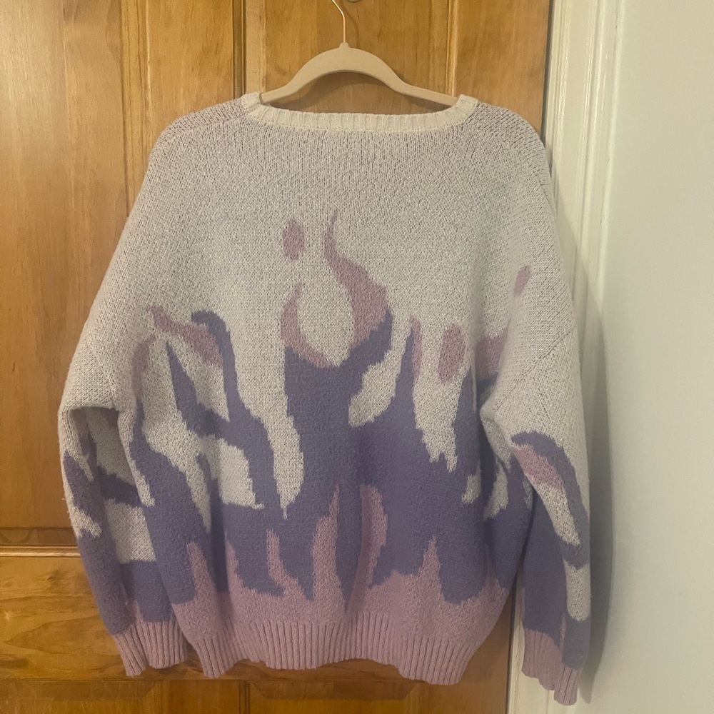 Purple Flame Sweater - Picture 2 of 6